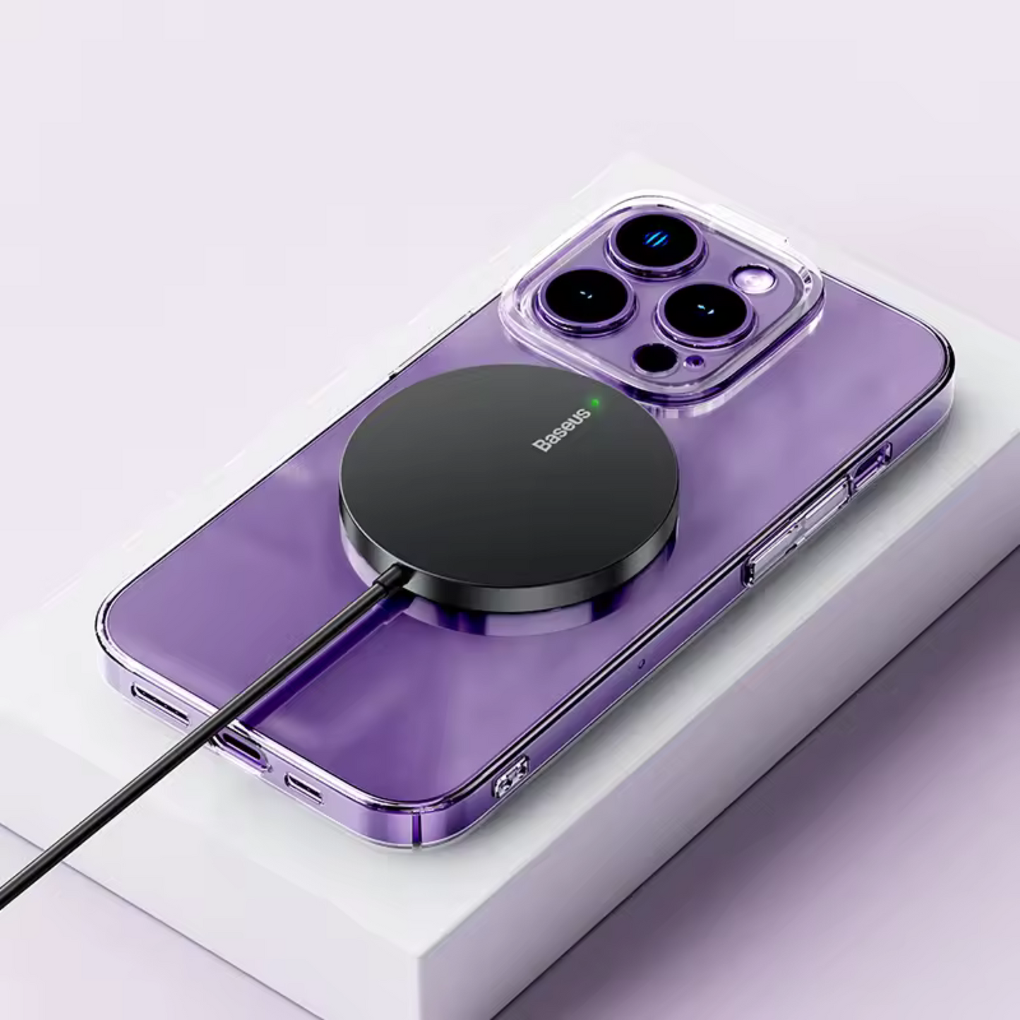 Magnifique sans fil iPhone noir